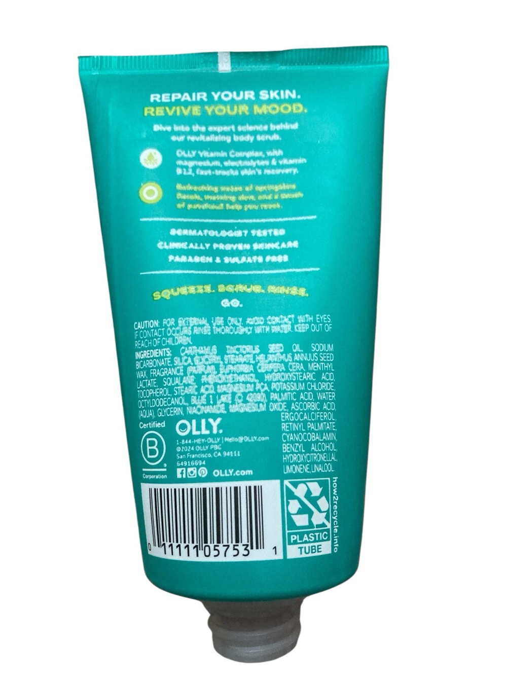 OLLY Revive Mood + Skin Body Scrub - target haul - Picture 4 of 4